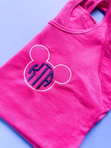 Mouse monogram tank