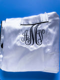 Monogram silk pajamas