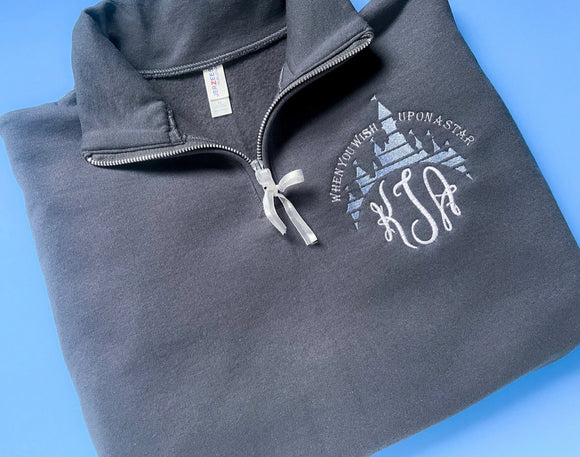 Castle Monogram Quarter Zip