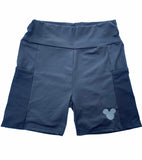 Mouse Biker Shorts With Pockets