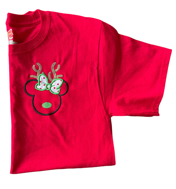 Reindeer Appliqué Shirt