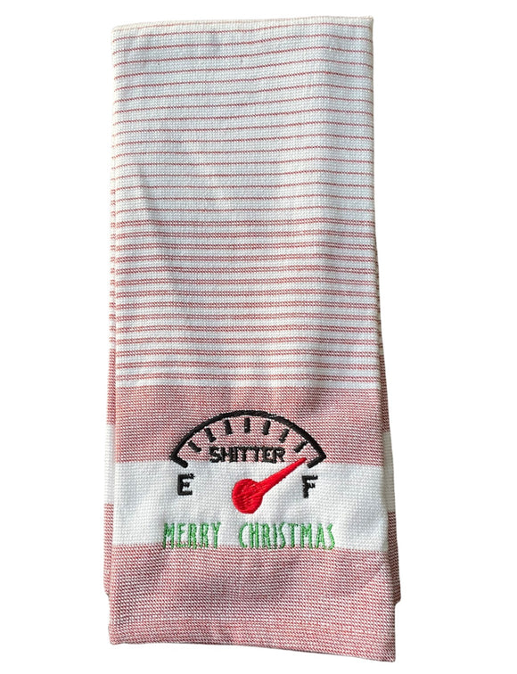 Funny Merry Christmas Hand Towel